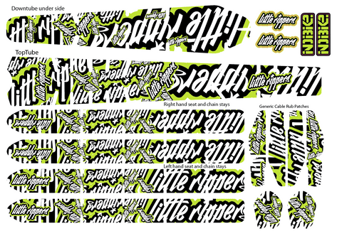 Little Rippers Logo BikeTattoo Kit