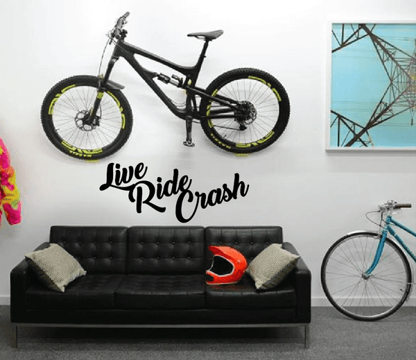 Live Ride Crash Vinyl Graphic/Decal