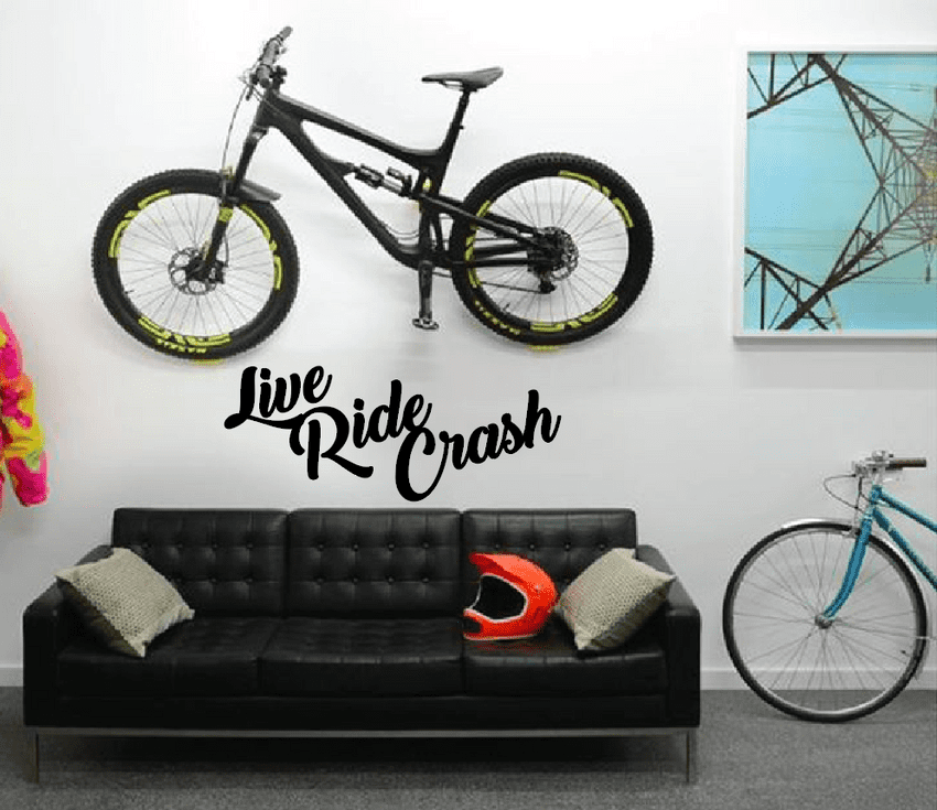 Live Ride Crash Vinyl Graphic/Decal