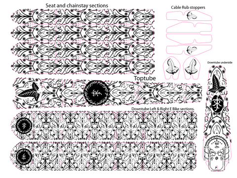 LOTR Elven Style E BikeTattoo Kit (clear)