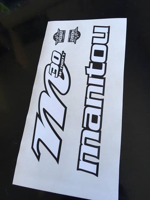 Manitou M30 Fork Decals