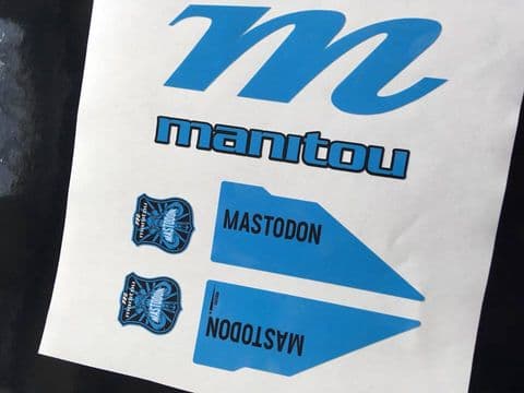 Manitou Mastodon Fork Decals