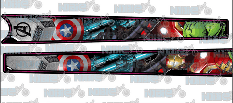 Marvel Avengers Top Tube & Downtube Graphic