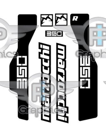 Marzocchi 350 Fork Decals