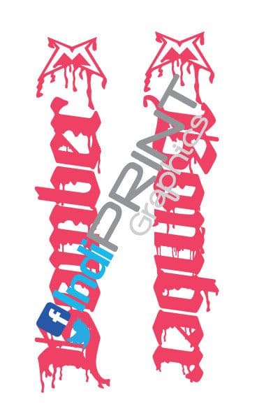 Marzocchi Bomber Dripping Decals