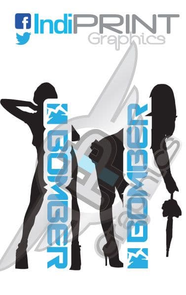 Marzocchi Bomber Pin Up custom Decals