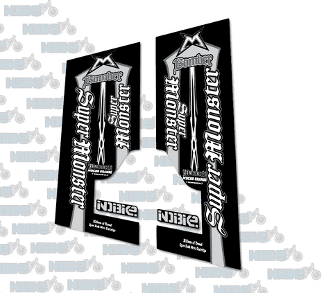 Marzocchi Bomber Super Monster Fork Stickers/Graphics