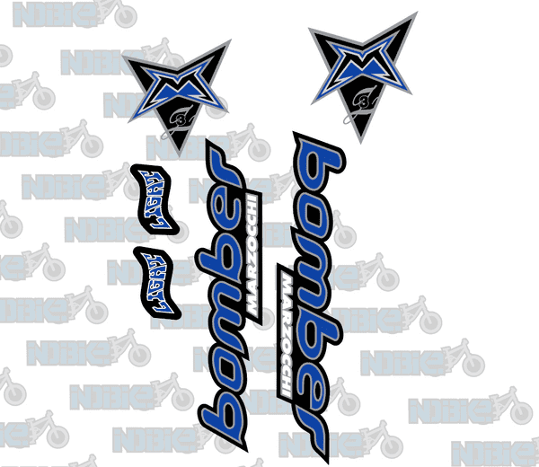 Marzocchi Bomber z2 or 3 Light Fork Graphics