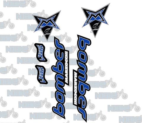 Marzocchi Bomber z2 or 3 Light Fork Graphics
