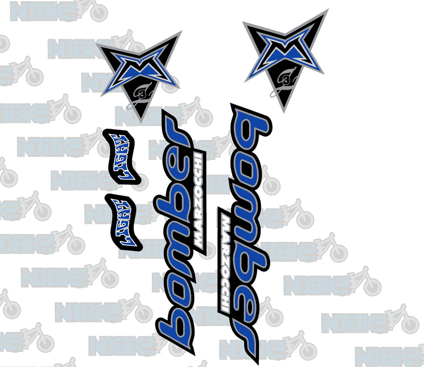 Marzocchi Bomber z2 or 3 Light Fork Graphics
