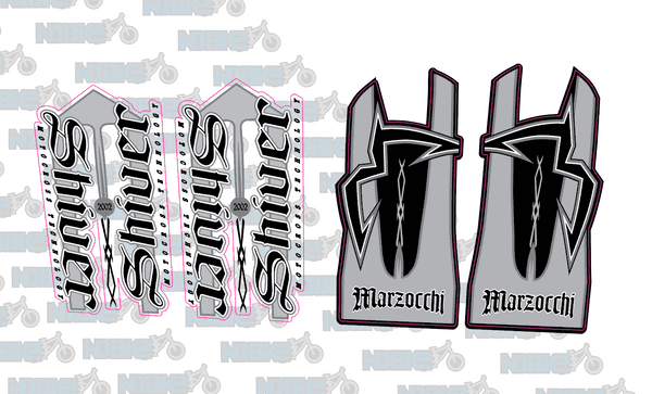 Marzocchi Shiver 2002 Fork Stickers/Graphics