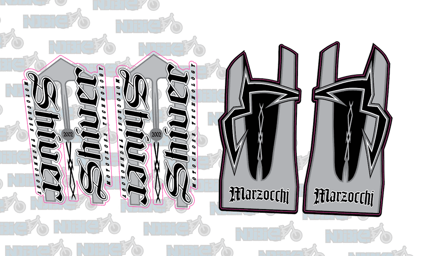 Marzocchi Shiver 2002 Fork Stickers/Graphics