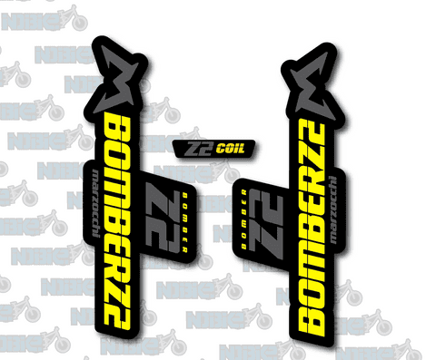 Marzocchi Z2 Fork Stickers/Graphics
