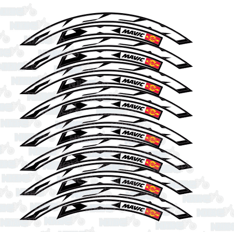 Mavic DeeMax 2018 Rim Decals Stickers