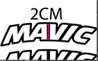 Mavic Logo 2 & 3cm option Rim Stickers/decals