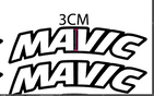 Mavic Logo 2 & 3cm option Rim Stickers/decals