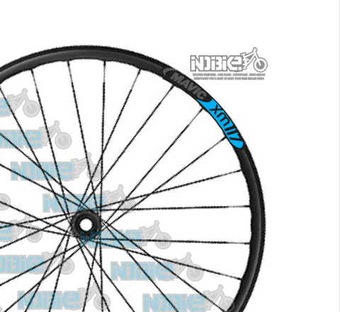 Mavic XM 117, 119, 424, 430, 624, 719 & 824 Rim Stickers/decals