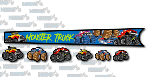 Monster Truck Top Tube Graphic