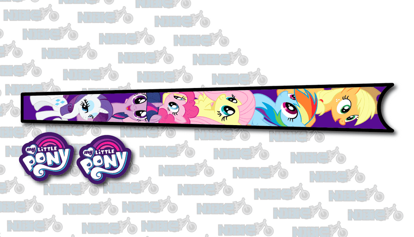 My Little Pony MLP Top Tube Graphic Protection