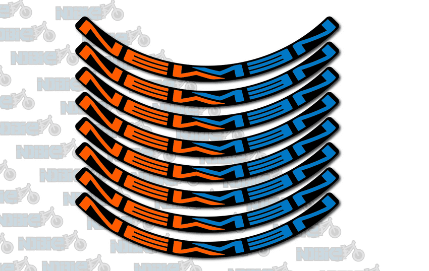 Newmen Logo Rim Graphics