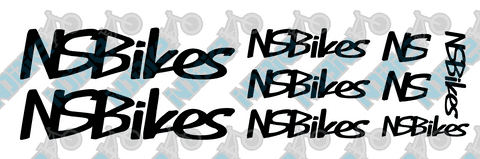 NsBikesCo Graffiti Logo Decals
