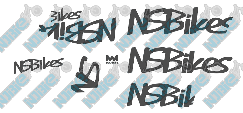 NsBikesCo Majesty 2017 Decal Kit