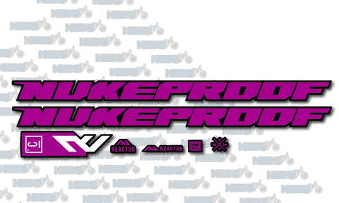 Nukeproof Reactor 2023 Cover Up Graphic Set