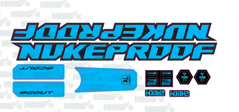 Nukeproof Scout 2019-20 Graphic Set
