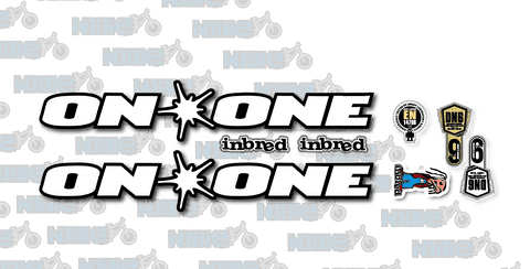 On One Inbred 2015 Sticker Kit