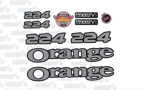 Orange 224 Replacement Frame Graphics