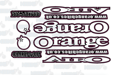 Orange Air O Frame Graphics