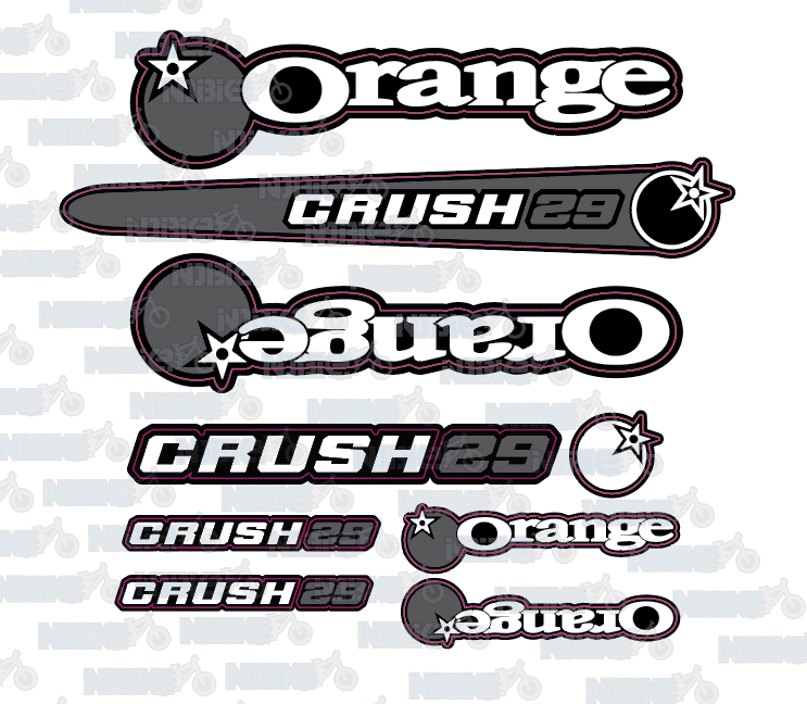 Orange Crush 29 Frame Graphics