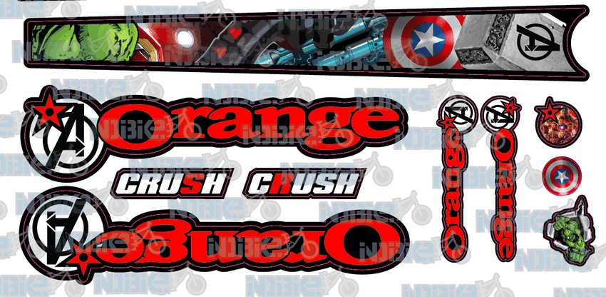 Orange Crush Marvel Avengers Kit