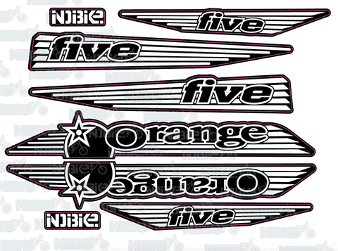 Orange Five S 2014 Frame Graphics