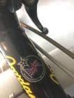 Orange Frame Badge Handbuilt In Britan