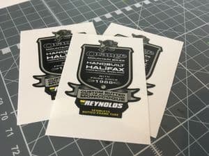 Orange Frame Badge Handbuilt in Halifax