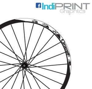 Orange Large Logos Rim Decal