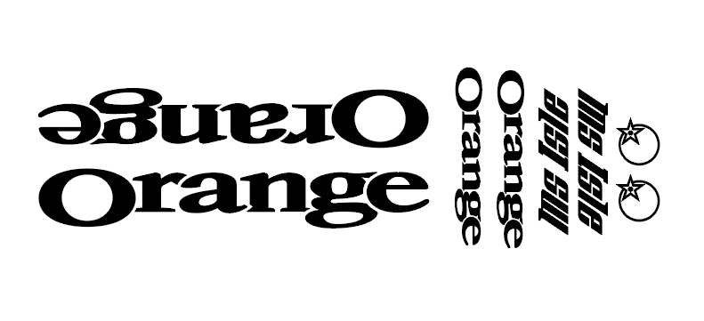 Orange Ms Isle Set