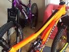 Orange MTB Top Tube Decal