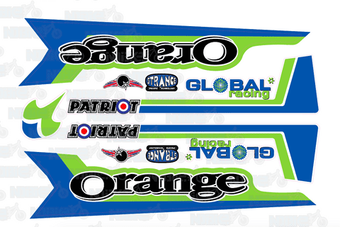 Orange Patriot Global Racing Replica Graphics