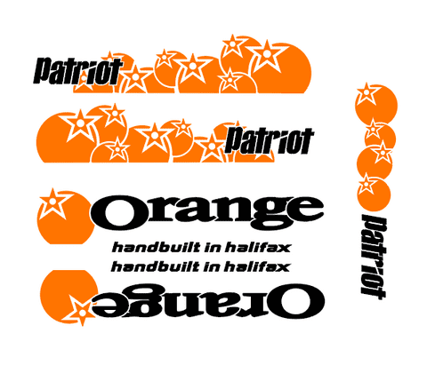 Orange Patriot Orange Bubbles