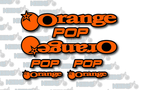 Orange Pop 2021 Frame Graphics