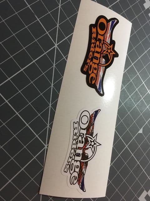 Orange Riders Sticker Pack