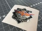 Orange Series Foil Frame Badges
