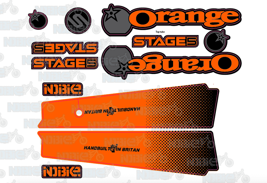Orange Stage 5 2018-19 Frame Graphics