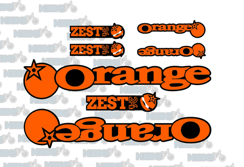 Orange Zest 20 & 24 Frame Graphics