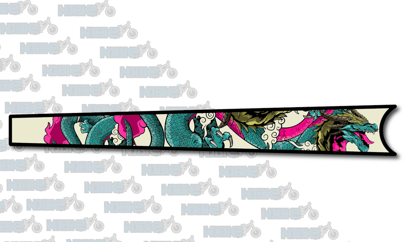 Oriental Dragon Top Tube Graphic Protection
