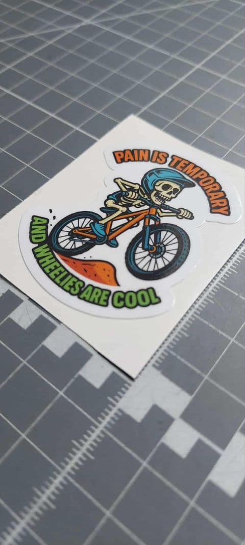 Pain Is Temporary Sticker