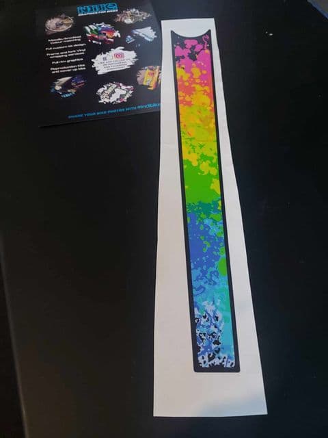 Paint Splatter Top Tube Graphic