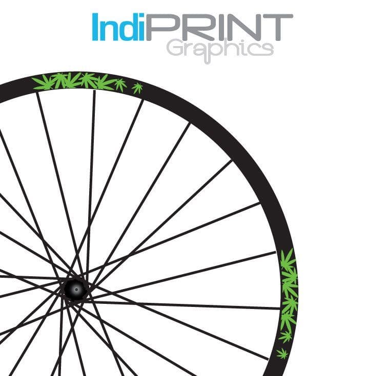 Palm Leaf Custom Rim Decal